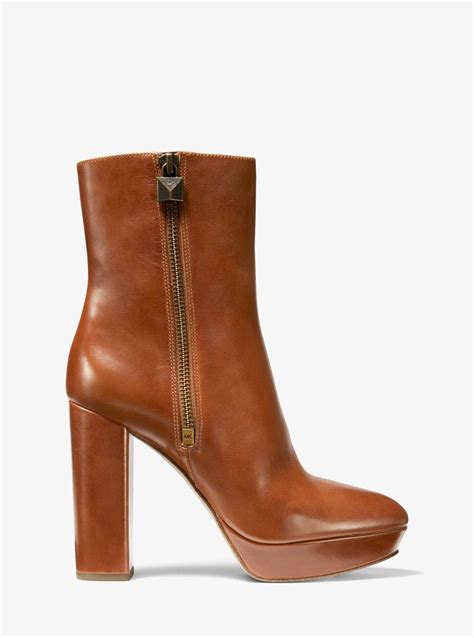 michael michael kors frenchie leather platform boot|Michael Kors snow boots.